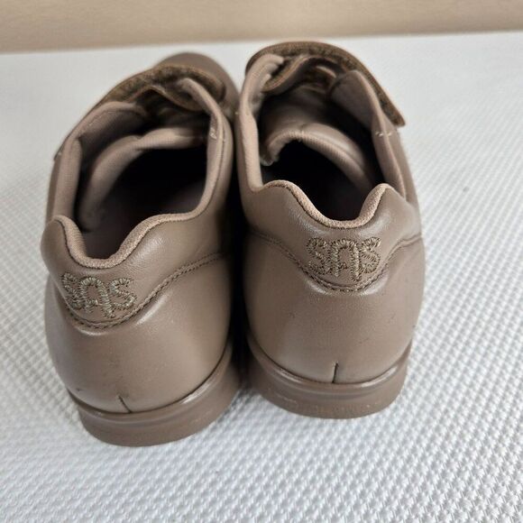 SAS Tripad Comfort Taupe Leather Womens Hook Loop Strap Shoes Size 8.5 - Picture 6 of 10